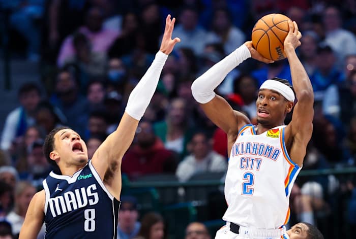 Shai Gilgeous-Alexander, Oklahoma City Thunder, Dallas Mavericks